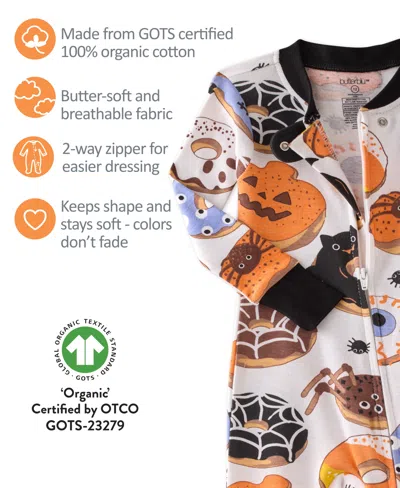 Butterblu Baby Cruz Halloween Cotton Snug-fit Footed Pajamas In Multi