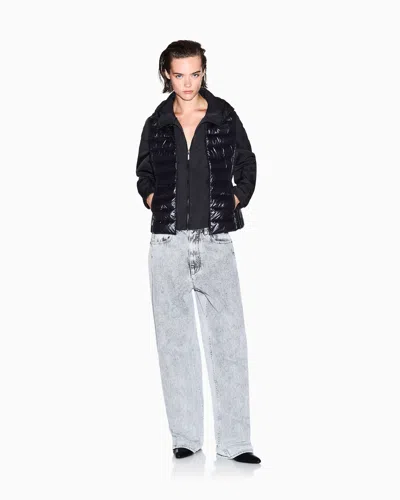 Armani Exchange Packable Sleeveless Down Jacket In Blue