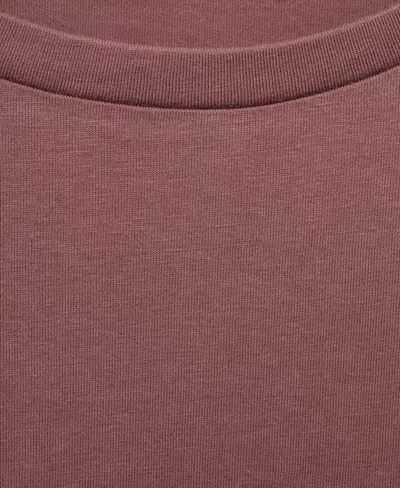 Mango Check Cotton Flannel Pajamas In Brown