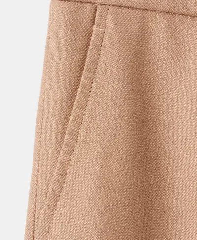 Mango Women's Straight Wool-blend Suit Pants In Brown