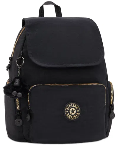 Kipling City Zip Small Backpack In Black