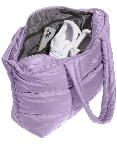 Adidas Originals Women's All Me 3 Quilted Tote In Purple
