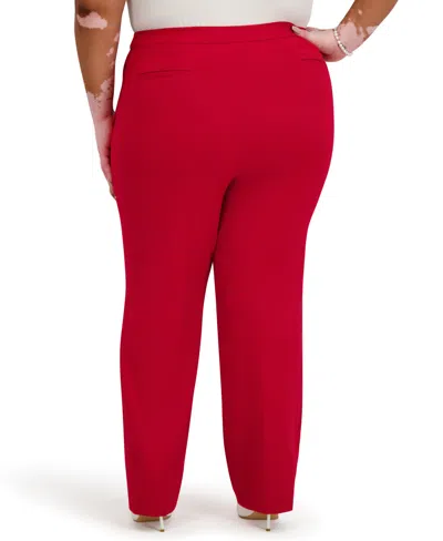 Kasper Women's Pull-on Trousers In Red