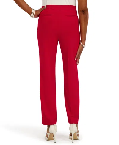 Kasper Women's Pull-on Trousers In Red