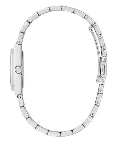 Guess Women's Silver Tone Analog Watch, 25mm In Metallic