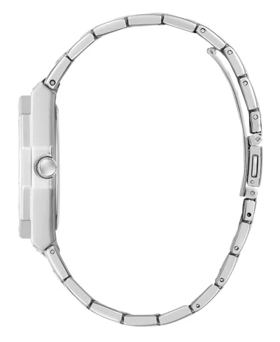 Guess Women's Silver Tone Multi-function Watch, 36mm In Metallic