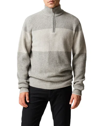 Rodd & Gunn Hudson Half-zip Sweater In Gray