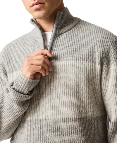 Rodd & Gunn Hudson Half-zip Sweater In Gray