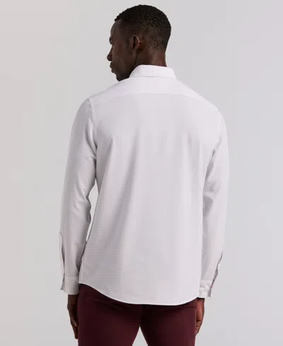 Perry Ellis Men's Long Sleeve Button-down Shirt In White