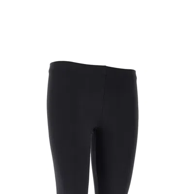 The Row 'woolworth' Scuba Fabric Pants In Black