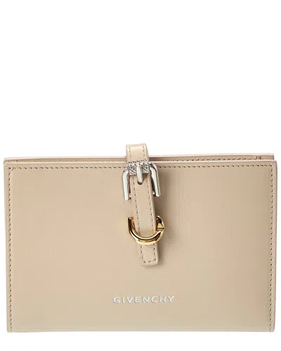 Givenchy Voyou Leather Bifold Wallet In Brown