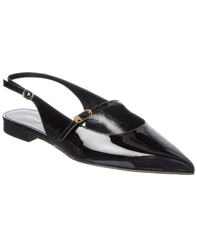 Celine Alma Triomphe Patent Slingback Flat In Multi