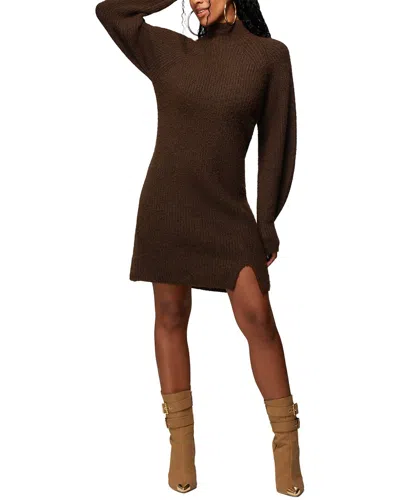 Bebe X Ciara Oversized Sweater Dress In Brown