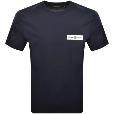 Henri Lloyd Colshot T Shirt Navy In Blue