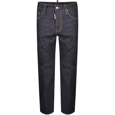 Dsquared2 642 Jeans Dark Blue In Blue