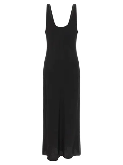 L'agence Akiya Midi Dress In Black