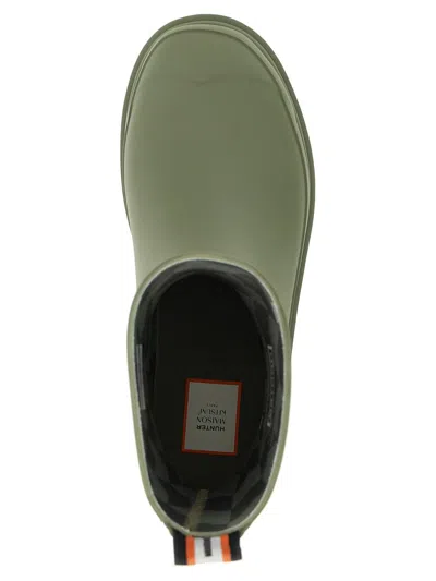 Maison Kitsuné Boots Hunter Woman Color Green In Green