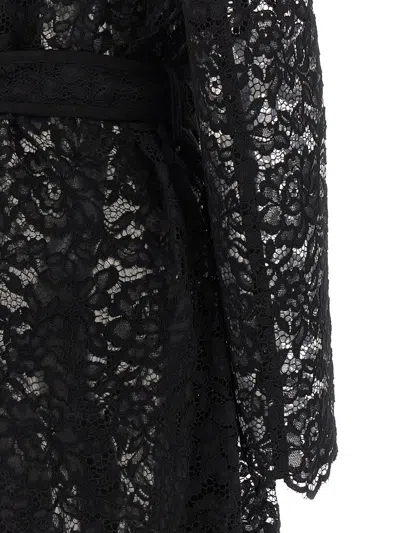 L'agence Amata Double-breasted Trench Coat In Burgundy