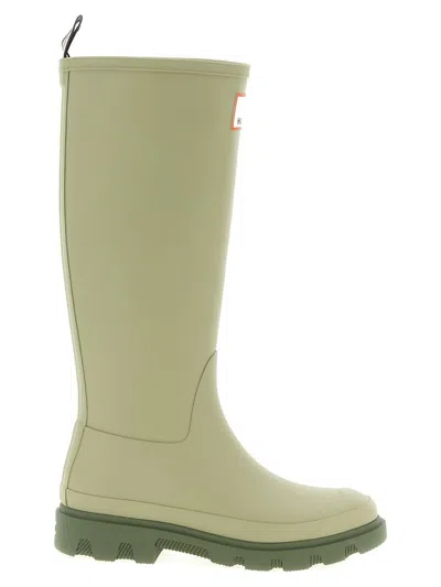 Maison Kitsuné Boots Hunter Woman Color Green In Green