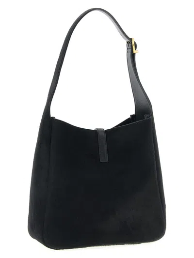 Saint Laurent Small Le 5 A 7 Supple Shoulder Bag In Black