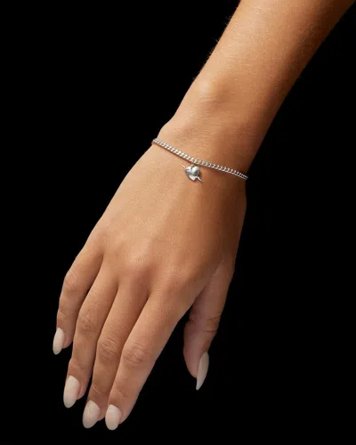 Maria Nilsdotter Bracelet Tuvstarr's Heart In Metallic
