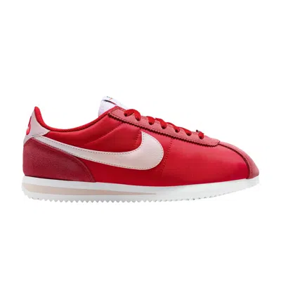 Pre-owned Nike Wmns Cortez Textile 'university Red White' | Women's Size 10.5