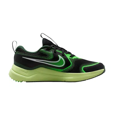 Pre-owned Nike Cosmic Runner Gs 'black Light Liquid Lime' | Green | Kid's Size 3.5