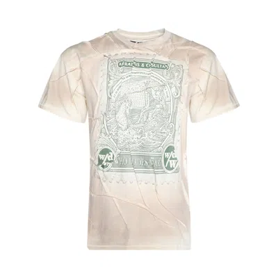 Pre-owned Who Decides War Currency Short-sleeve 'cream' | White | Men's Size Xl