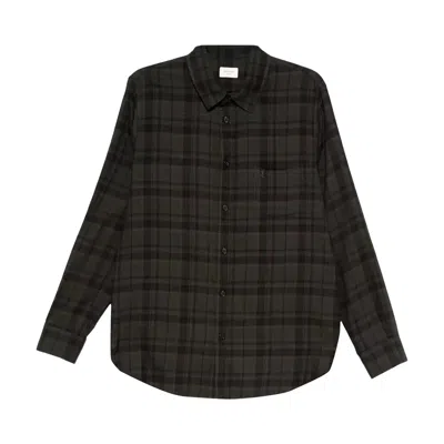 Pre-owned Saint Laurent Classic Fit Shirt 'falkland Checks' | Green | Men's Size L
