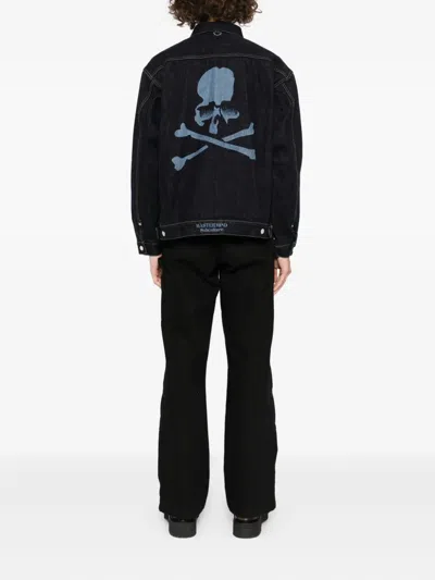 Mastermind Japan Logo-print Denim Jacket In Black