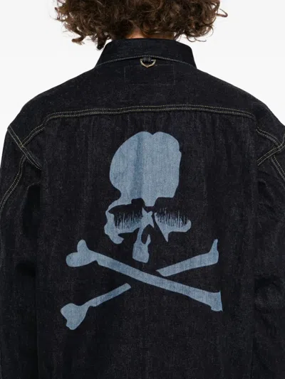 Mastermind Japan Logo-print Denim Jacket In Black