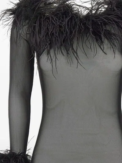 Twenty Four Haitch Zuben Tulle Body In Black