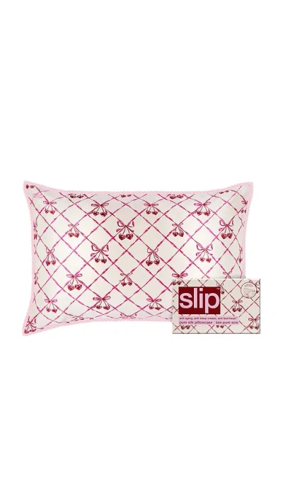 Slip Pure Silk Queen Pillowcase In Pink
