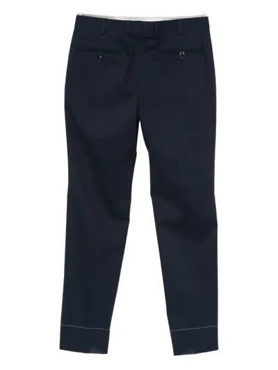 Brioni Pienza Trousers In Blue