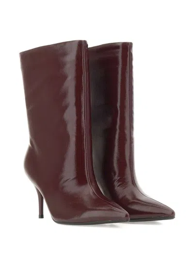 Twenty Four Haitch Boots Twenty Fourhaitch Woman Color Plum In Brown