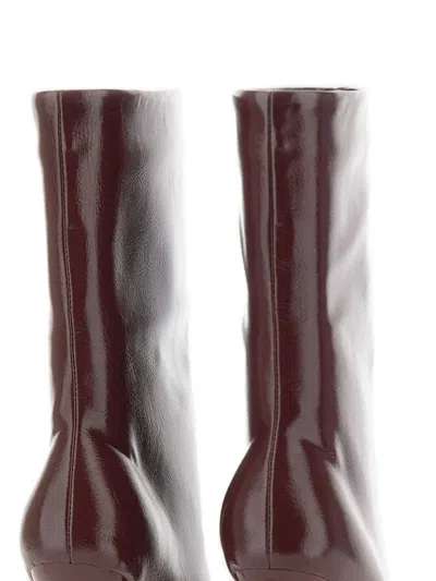 Twenty Four Haitch Boots Twenty Fourhaitch Woman Color Plum In Brown