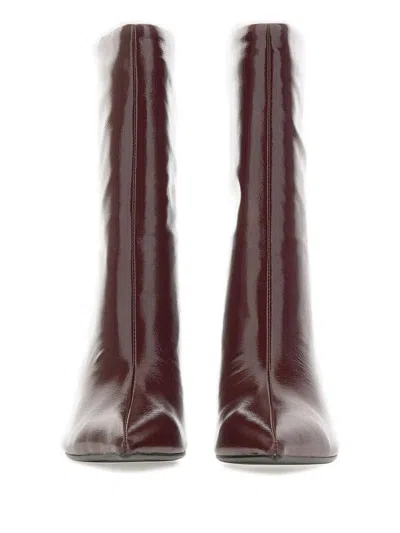 Twenty Four Haitch Boots Twenty Fourhaitch Woman Color Plum In Brown