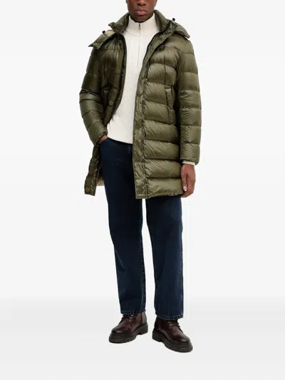 Blauer Long-sleeve Coat In Green