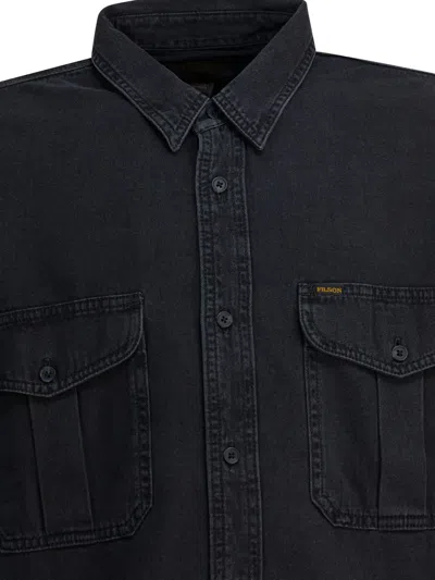 Filson Button-fastening Pocket Shirt In Black