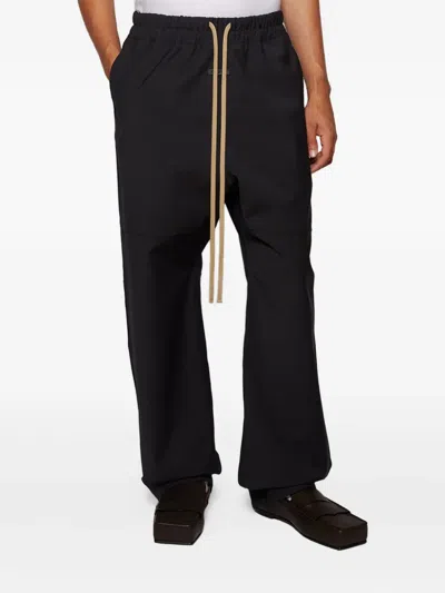 Fear Of God Drawstring Technical Trousers In Black