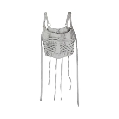 Pre-owned Who Decides War Tailored Deep Neck Corset 'green' | Women's Size Xxl