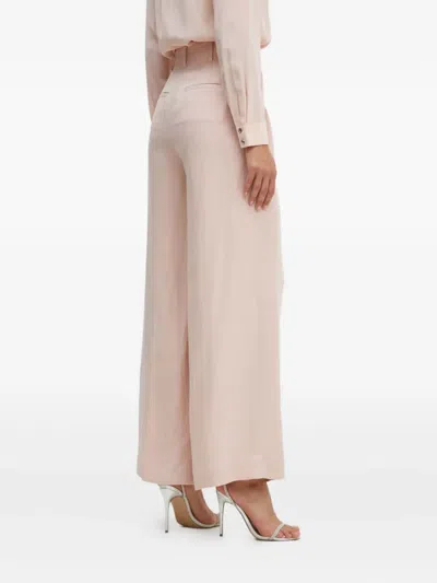 Karl Lagerfeld Pleated Trousers In Pink