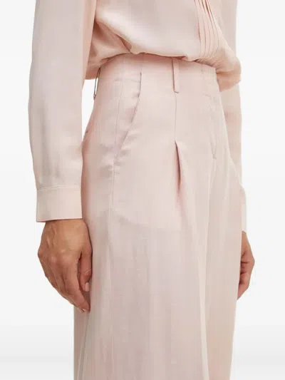 Karl Lagerfeld Pleated Trousers In Pink