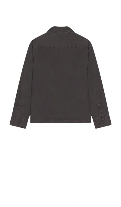 Faherty Lakeside Cpo Shirt In Gray