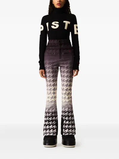 Perfect Moment High-waist Aurora Flare Ski Pant Xl In Animal Print