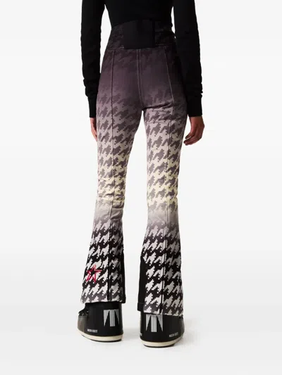 Perfect Moment High-waist Aurora Flare Ski Pant Xl In Animal Print