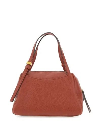 Gianni Chiarini Dea Leather Tote Bag In Brown