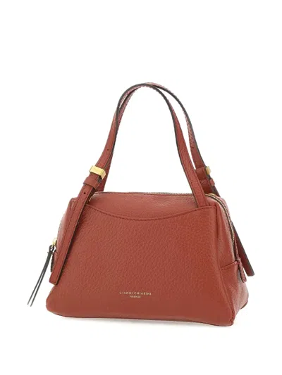 Gianni Chiarini Dea Leather Tote Bag In Brown