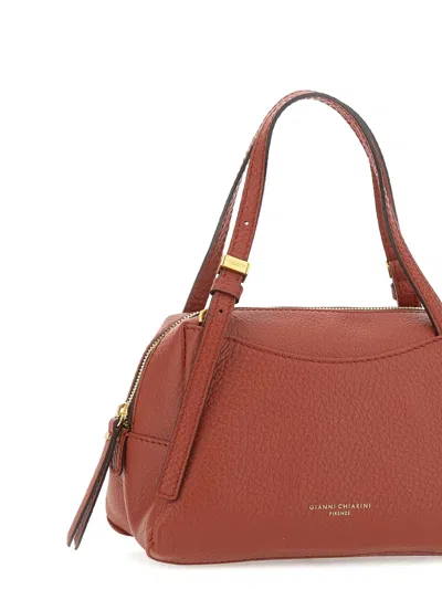 Gianni Chiarini Dea Leather Tote Bag In Brown