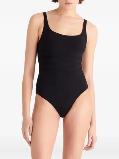 Eres Asia Panelled One-piece Swimsuit In Black